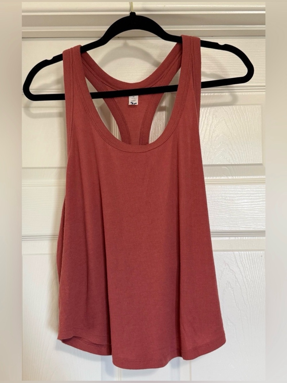 Old Navy Go-Dry Ribbed Tank Top Bundle 2X Pink Brown Racerback - Picture 3 of 10